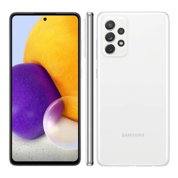 Celular Samsung Galaxy A72 - Muito Bom, 128GB, Branco