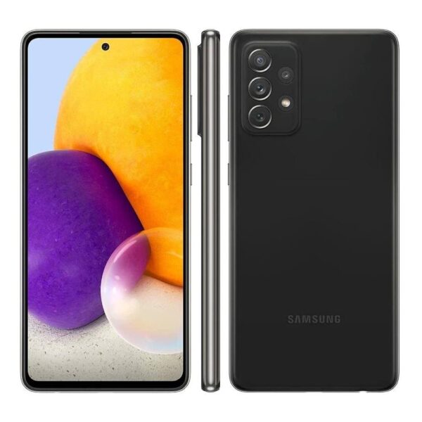 Celular Samsung Galaxy A72 - Muito Bom, 128GB, Preto
