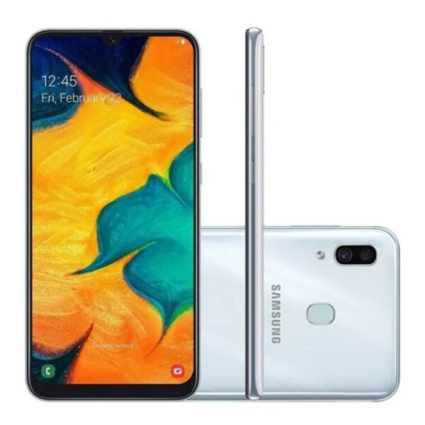 Celular Samsung Galaxy A30 64gb Branco - Muito Bom