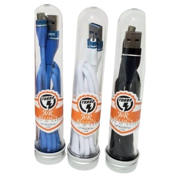 Cabo USB Turbo Tipo V8 com 1m Premium