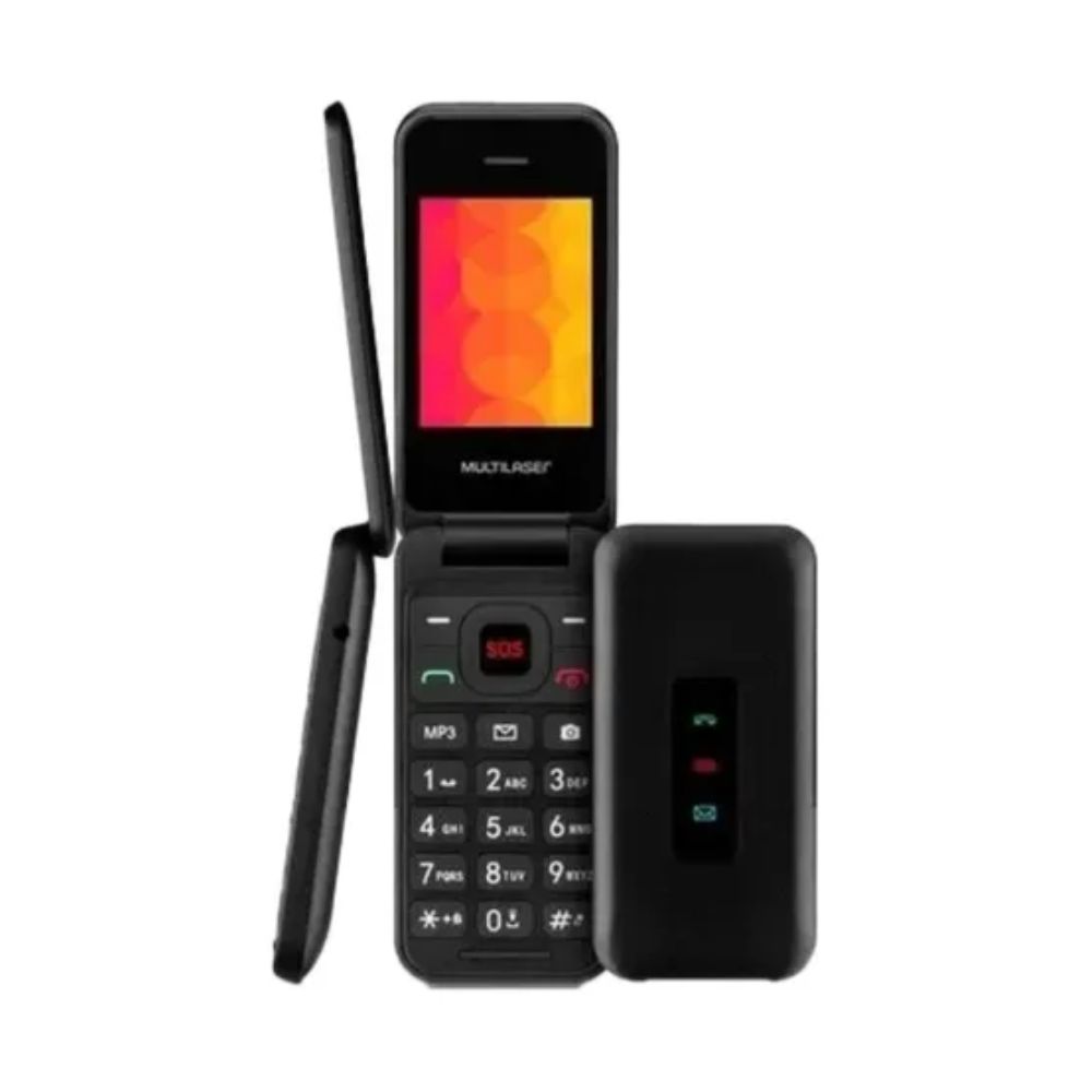 Celular Multilaser Flip Vita Preto(1)