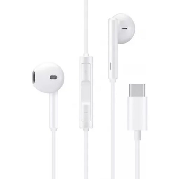 Fone de Ouvido Estéreo com Fio Tipo-C EJ-105 Branco
