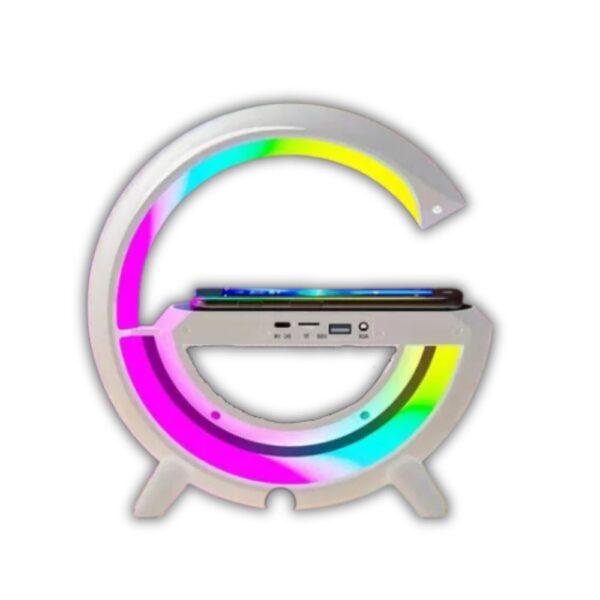 Smart Light Sound Machine Carrgador por Indução e Caixa de Som G Cor: Branco